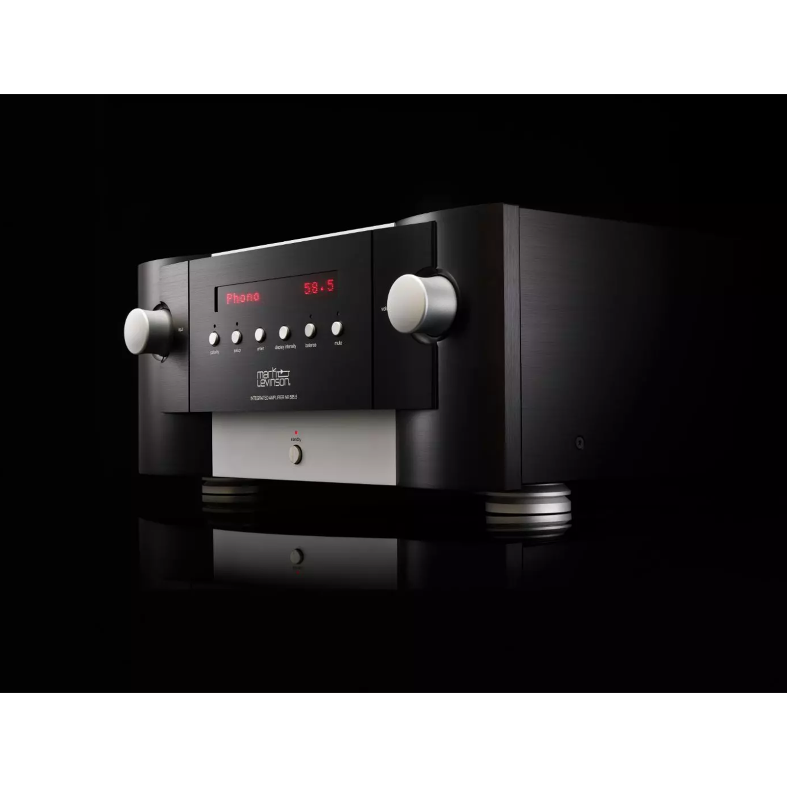 Nº585.5 - Black - Fully Discrete Integrated Amplifier with Class A Pure Phono Stage - Detailshot 6